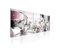Tableau Shiny Orchids-Taille L 200 x H 80 cm
