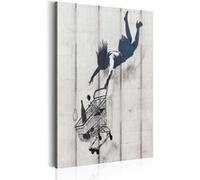 Tableau Shop Til You Drop by Banksy-Taille L 60 x H 90 cm Multicolore G