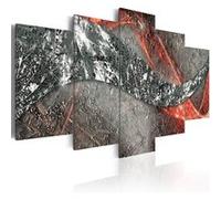 Tableau Silver Fire-Taille L 200 x H 100 cm Imprimé G