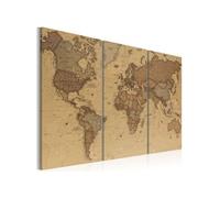 Tableau Stylish World Map-Taille L 120 x H 80 cm Imprimé