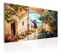 Tableau Imprimé "Summer in Italy" 60 x 120 cm Multicolore G