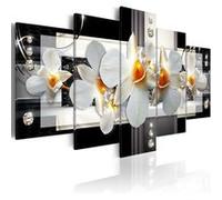 Tableau Sunny orchids-Taille L 100 x H 50 cm Imprimé G