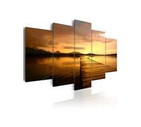 Tableau Sunset Island-Taille L 100 x H 50 cm