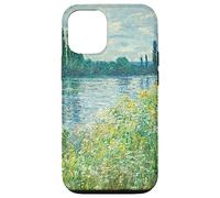 Tableau sur les berges de Seine - Art impressionniste français - Téléphone Coque pour iPhone 12/12 Pro