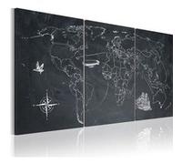 Tableau Sur les traces de Christophe Colomb-Taille L 120 x H 60 cm Imprimé G