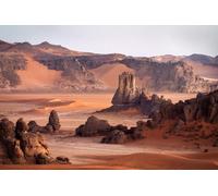 Tableau sur toile 110 x 70 cm : Sahara désert Tadrart Rouge dans le sud de l'Algérie (244106921)