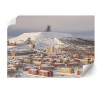 Tableau sur Toile 29,7x21 cm | Format A4 | paysage d'hiver
