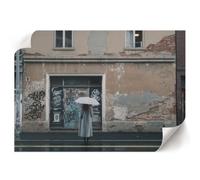 Tableau sur Toile 29,7x21 cm | Format A4 | Scène de rue