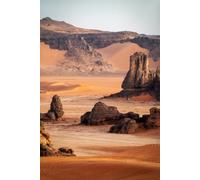 Tableau sur toile 40 x 60 cm : Sahara désert Tadrart Rouge dans le sud de l'Algérie (244106895)