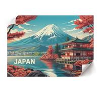 Tableau sur Toile 84x59,4 cm | Format A1 | paysage japonais