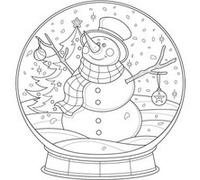 Tableau sur toile à colorier boule de Noël 30x30 cm CEANOTHE Décoration Murale Art Décoratif Muraux Peinture Imprimée en HD Salon Chambre Bureau Fabriqué en France Blanc G