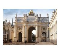 Tableau sur toile Arc Héré place Stanislas de Nancy 45x65 cm CEANOTHE Décoration Murale Art Décoratif Muraux Peinture Imprimée en HD Salon Chambre Bureau Fabriqué en France Gris G