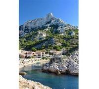Tableau sur toile calanque de Callelongue à Marseille 45x65 cm CEANOTHE Décoration Murale Art Décoratif Muraux Peinture Imprimée en HD Salon Chambre Bureau Fabriqué en France Multicolore G