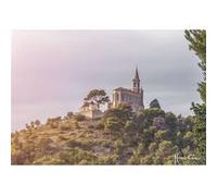 Tableau sur toile chapelle Jospeh 45x65 cm CEANOTHE Décoration Murale Art Décoratif Muraux Peinture Imprimée en HD Salon Chambre Bureau Fabriqué en France Rose G