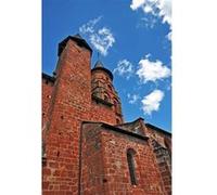 Tableau sur toile Collonges-la-Rouge 65x97 cm CEANOTHE Décoration Murale Art Décoratif Muraux Peinture Imprimée en HD Salon Chambre Bureau Fabriqué en France Rouge G