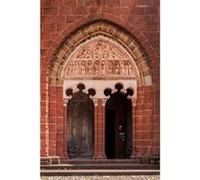 Tableau sur toile Collonges-la-Rouge 65x97 cm CEANOTHE Décoration Murale Art Décoratif Muraux Peinture Imprimée en HD Salon Chambre Bureau Fabriqué en France Rouge G