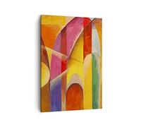 Tableau sur Toile Décoratif 50x70 cm Abstrait Art - 3619 | Abstraction Moderne Impression sur Toile Décoration Murale Art Mural Toile Imprimée Chambre Cuisine Salon ARTTOR