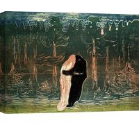Tableau sur toile - Edvard Munch, Lovers - 80x60 cm