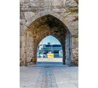 Tableau sur toile fortification Concarneau 30x45 cm CEANOTHE Décoration Murale Art Décoratif Muraux Peinture Imprimée en HD Salon Chambre Bureau Fabriqué en France Marron G