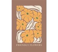 Tableau sur toile Friendly Flowers 45x65 cm CEANOTHE Décoration Murale Art Décoratif Muraux Peinture Imprimée en HD Salon Chambre Bureau Fabriqué en France Marron