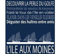 Tableau sur toile île aux moines navy 30x30 cm CEANOTHE Décoration Murale Art Décoratif Muraux Peinture Imprimée en HD Salon Chambre Bureau Fabriqué en France Bleu G