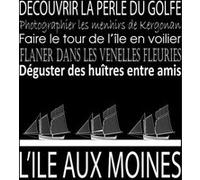 Tableau sur toile île aux moines noir 30x30 cm CEANOTHE Décoration Murale Art Décoratif Muraux Peinture Imprimée en HD Salon Chambre Bureau Fabriqué en France Noir G