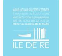 Tableau sur toile Île de Ré bleu clair 30x30 cm CEANOTHE Décoration Murale Art Décoratif Muraux Peinture Imprimée en HD Salon Chambre Bureau Fabriqué en France Bleu clair G