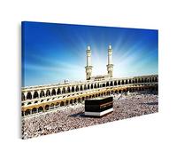 Tableau sur toile Kaaba La Mecque Arabie Saoudite Musulman Peintures Impressions Art Poster Mural