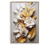 Mauro Ferretti - Tableau en toile et métal Flora 42 x 3.5 x 62 cm Multicolore G