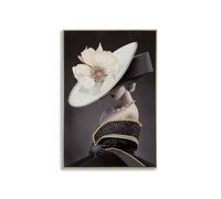 Tableau sur toile laquée Wien B avec cadre 62x4x92 cm