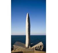 Tableau sur toile monument Hoc Cricqueville-en-Bessin 65x97 cm CEANOTHE Décoration Murale Art Décoratif Muraux Peinture Imprimée en HD Salon Chambre Bureau Fabriqué en France Bleu G