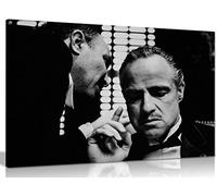 Tableau sur toile Motif Marlon Brando Don Corleone Gangster 12 x 8 cm