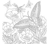 Tableau sur toile nature à colorier 30x30 cm CEANOTHE Décoration Murale Art Décoratif Muraux Peinture Imprimée en HD Salon Chambre Bureau Fabriqué en France Blanc