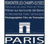 Tableau sur toile Paris Arc de Triomphe navy 30x30 cm CEANOTHE Décoration Murale Art Décoratif Muraux Peinture Imprimée en HD Salon Chambre Bureau Fabriqué en France Bleu G