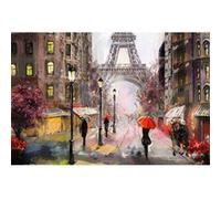 Tableau sur toile peinture Paris 45x65 cm CEANOTHE Décoration Murale Art Décoratif Muraux Peinture Imprimée en HD Salon Chambre Bureau Fabriqué en France Multicolore G