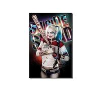 Tableau sur toile Personnage célèbre de style urbain Pop Art - Affiche moderne décorative avec anti-héroïne iconique idée cadeau pour les amateurs de bandes dessinées, super-héros, Nerd - Mobilier de