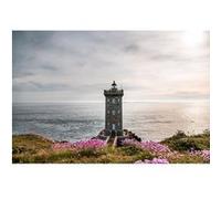Tableau sur toile phare de Kermorvan 65x97 cm CEANOTHE Décoration Murale Art Décoratif Muraux Peinture Imprimée en HD Salon Chambre Bureau Fabriqué en France Gris G