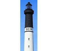Tableau sur toile phare île Sein 45x135 cm CEANOTHE Décoration Murale Art Décoratif Muraux Peinture Imprimée en HD Salon Chambre Bureau Fabriqué en France Bleu G