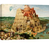 Tableau sur toile - Pieter Bruegel l'Ancien, La Tour de Babel - 70x50 cm
