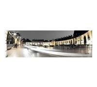 Tableau sur toile place de la Concorde Paris 30x97 cm CEANOTHE Décoration Murale Art Décoratif Muraux Peinture Imprimée en HD Salon Chambre Bureau Fabriqué en France Jaune G