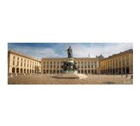 Tableau sur toile place royale de Reims 45x135 cm CEANOTHE Décoration Murale Art Décoratif Muraux Peinture Imprimée en HD Salon Chambre Bureau Fabriqué en France Multicolore