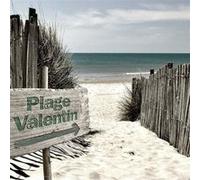 Tableau sur toile plage Valentin Batz-sur-mer 30x30 cm CEANOTHE Décoration Murale Art Décoratif Muraux Peinture Imprimée en HD Salon Chambre Bureau Fabriqué en France Beige G