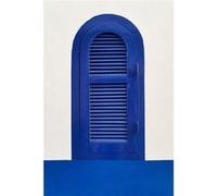 Tableau sur toile porte bleue 45x65 cm CEANOTHE Décoration Murale Art Décoratif Muraux Peinture Imprimée en HD Salon Chambre Bureau Fabriqué en France Bleu