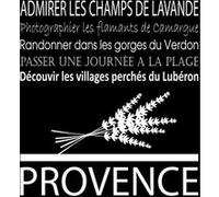 Tableau sur toile Provence noir 30x30 cm CEANOTHE Décoration Murale Art Décoratif Muraux Peinture Imprimée en HD Salon Chambre Bureau Fabriqué en France Noir G