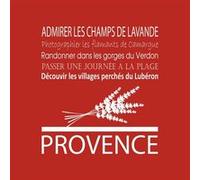 Tableau sur toile Provence rouge 30x30 cm CEANOTHE Décoration Murale Art Décoratif Muraux Peinture Imprimée en HD Salon Chambre Bureau Fabriqué en France Rouge G