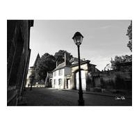 Tableau sur toile quartier historique de Beauvais 45x65 cm CEANOTHE Décoration Murale Art Décoratif Muraux Peinture Imprimée en HD Salon Chambre Bureau Fabriqué en France Gris G