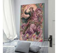 Tableau sur toile représentant une aventure équestre fantastique et magique, idéal pour décorer les murs de votre maison, chambre, bureau ou salle de bain. Format : 20 x 30 cm (8 x 12 pouces).