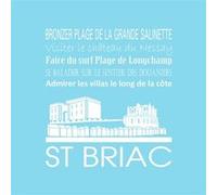 Tableau sur toile Saint-Briac glacier 30x30 cm CEANOTHE Décoration Murale Art Décoratif Muraux Peinture Imprimée en HD Salon Chambre Bureau Fabriqué en France Bleu clair G