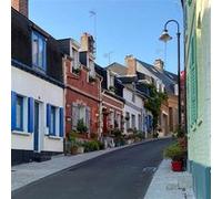 Tableau sur toile Saint-Valery-sur-Somme Friville-Escarbotin 30x30 cm CEANOTHE Décoration Murale Art Décoratif Muraux Peinture Imprimée en HD Salon Chambre Bureau Fabriqué en France Multicolore G