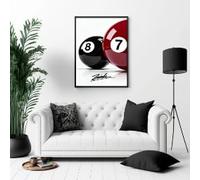 Tableau sur toile simple, idéal pour décorer le salon, la chambre ou la maison (30 x 45 cm/Cadre intérieur)